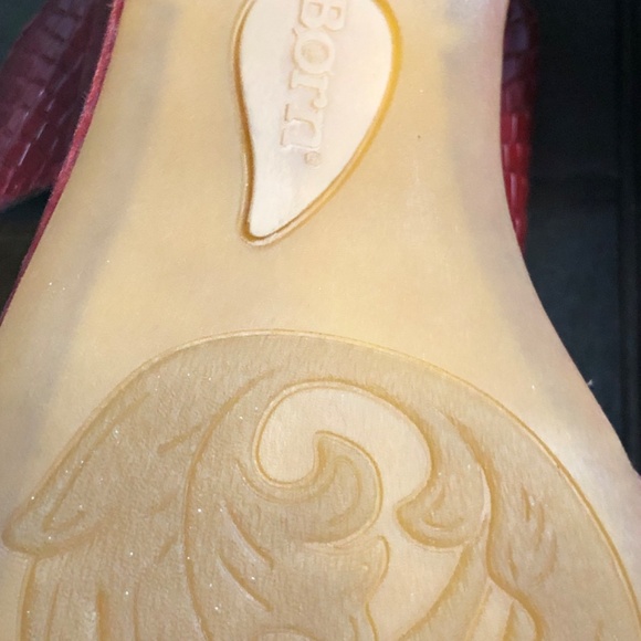 Born red woman heels sandals - Picture 8 of 10